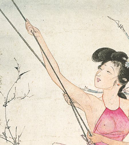 西湖-胡也佛的仕女画和最知名的金瓶梅秘戏图